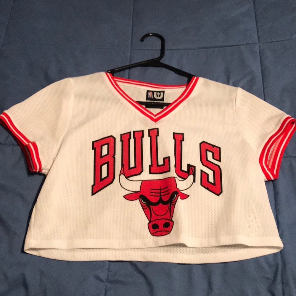 chicago bulls crop top